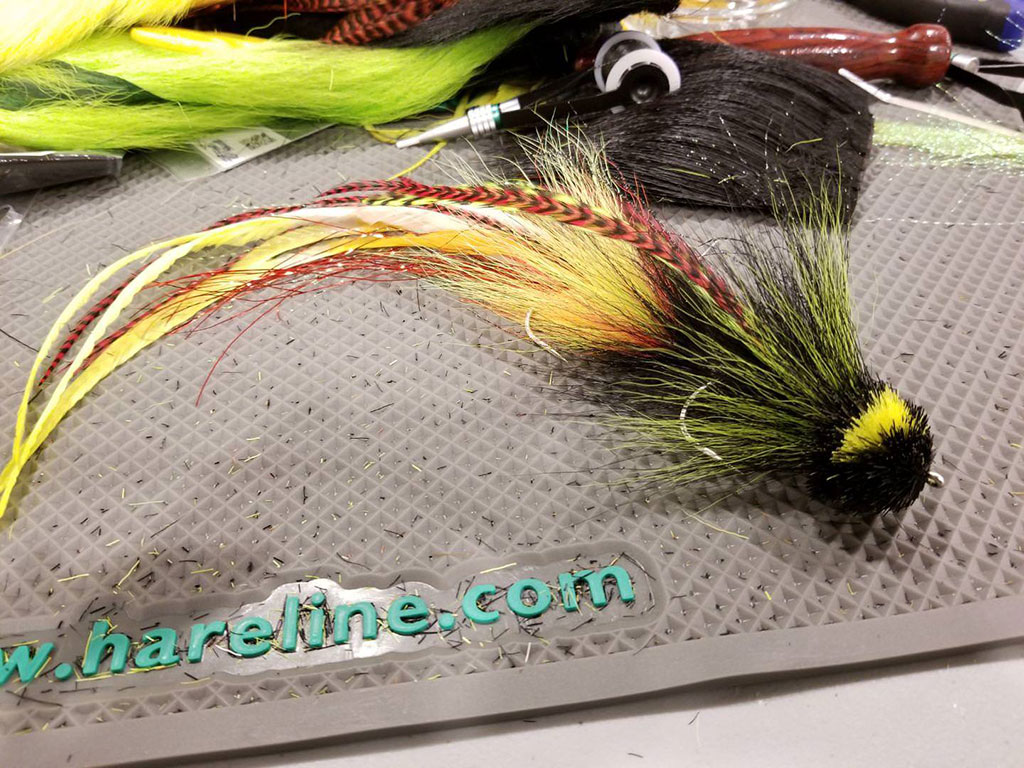 Hand-tied fly #1, created by Josh.