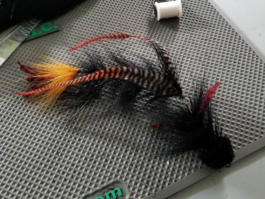 Hand-tied fly #2, created by Josh.